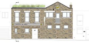 front elevation option2 outline